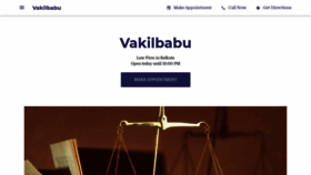 What Vakilbabu.in website looked like in 2020 (4 years ago)