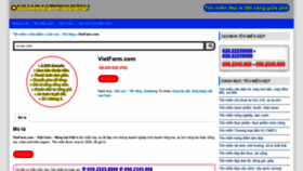 What Vietfarm.com website looked like in 2020 (4 years ago)
