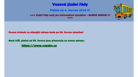 What Vozaky.fotoradar.cz website looked like in 2020 (4 years ago)