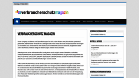 What Verbraucherschutz-magazin.de website looked like in 2020 (4 years ago)
