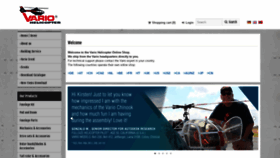 What Vario-helicopter.net website looked like in 2020 (4 years ago)
