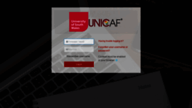 What Vle-usw.unicaf.org website looked like in 2020 (4 years ago)