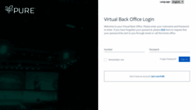 What Vbo.livepure.com website looked like in 2020 (4 years ago)