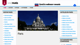 What Viveparis.es website looked like in 2020 (4 years ago)