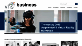 What Vhs-4business.de website looked like in 2020 (4 years ago)