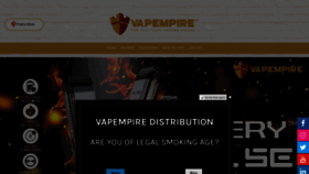 What Vapeempire.com.my website looked like in 2020 (4 years ago)