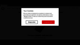 What Vodafone.co.uk website looked like in 2020 (4 years ago)