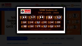 What Vaniinstitute.com website looked like in 2020 (4 years ago)