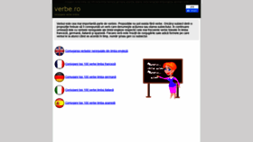 What Verbe.ro website looked like in 2020 (4 years ago)