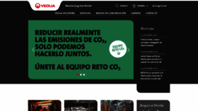 What Veolia.es website looked like in 2020 (4 years ago)
