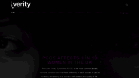 What Verity-pcos.org.uk website looked like in 2020 (4 years ago)