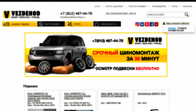 What Vezdehod-shop.ru website looked like in 2020 (4 years ago)