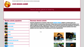 What Voirdessinanime.com website looked like in 2020 (4 years ago)