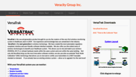 What Veracitygroupinc.com website looked like in 2020 (4 years ago)