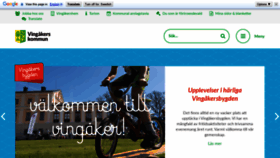 What Vingaker.se website looked like in 2020 (4 years ago)