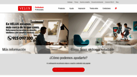 What Velux.es website looked like in 2020 (6 years ago)