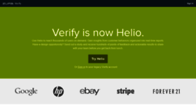 What Verifyapp.com website looked like in 2020 (4 years ago)