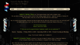 What Valentis.net website looked like in 2020 (5 years ago)