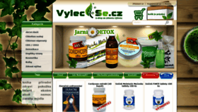 What Vylecse.cz website looked like in 2020 (4 years ago)