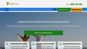 What Valuehearing.com.au website looked like in 2020 (4 years ago)