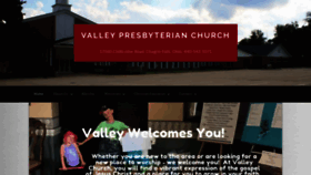 What Valleypresbychurch.org website looked like in 2020 (4 years ago)