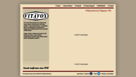 What Vitavoxhifi.co.uk website looked like in 2020 (4 years ago)