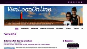 What Vanloononline.nl website looked like in 2020 (4 years ago)