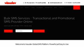 What Vasudevglobal.com website looked like in 2020 (4 years ago)