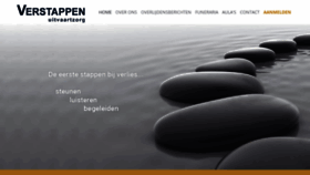 What Verstappen.be website looked like in 2020 (4 years ago)
