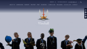 What Vinehallschool.com website looked like in 2020 (4 years ago)