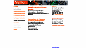 What Veillon.fr website looked like in 2020 (4 years ago)