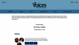 What Voices.no website looked like in 2020 (4 years ago)