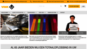 What Vinkkunststoffen.nl website looked like in 2020 (4 years ago)