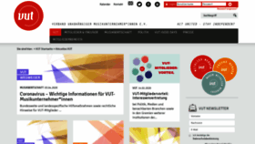 What Vut.de website looked like in 2020 (4 years ago)
