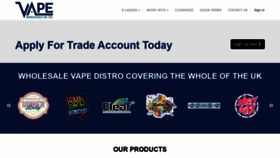 What Vapewholesaleuk.com website looked like in 2020 (4 years ago)