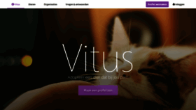 What Vitus-adoptie.be website looked like in 2020 (4 years ago)