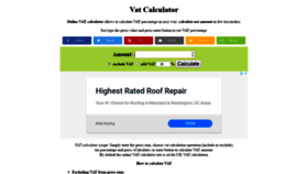 What Vatcalconline.com website looked like in 2020 (4 years ago)