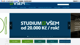 What Vsem.cz website looked like in 2020 (4 years ago)