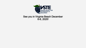 What Vsteconference.org website looked like in 2020 (4 years ago)