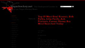 What Vegashockey.net website looked like in 2020 (4 years ago)
