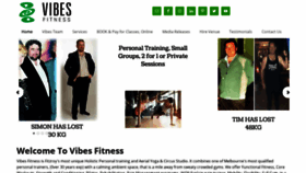 What Vibesfitness.com.au website looked like in 2020 (4 years ago)