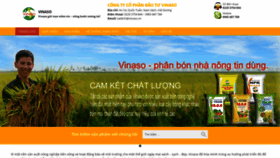 What Vinaso.vn website looked like in 2020 (4 years ago)