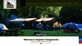What Virginiacampgrounds.com website looked like in 2020 (4 years ago)