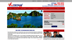 What Visaonlinevietnam.com website looked like in 2020 (4 years ago)