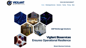 What Vigilantbioservices.com website looked like in 2020 (4 years ago)
