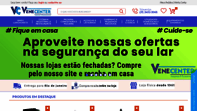 What Venecenter.com.br website looked like in 2020 (5 years ago)