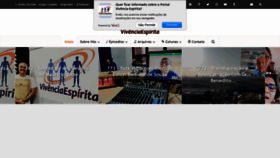 What Vivenciaespirita.com.br website looked like in 2020 (4 years ago)