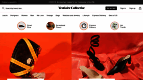 What Vestiairecollective.com website looked like in 2020 (4 years ago)