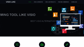 What Visiolike.com website looked like in 2020 (4 years ago)