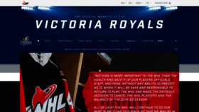 What Victoriaroyals.com website looked like in 2020 (4 years ago)